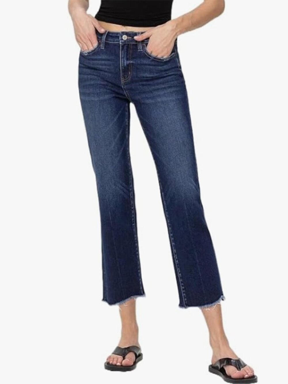 Flying Monkey  High Rise Regular Straight Jeans